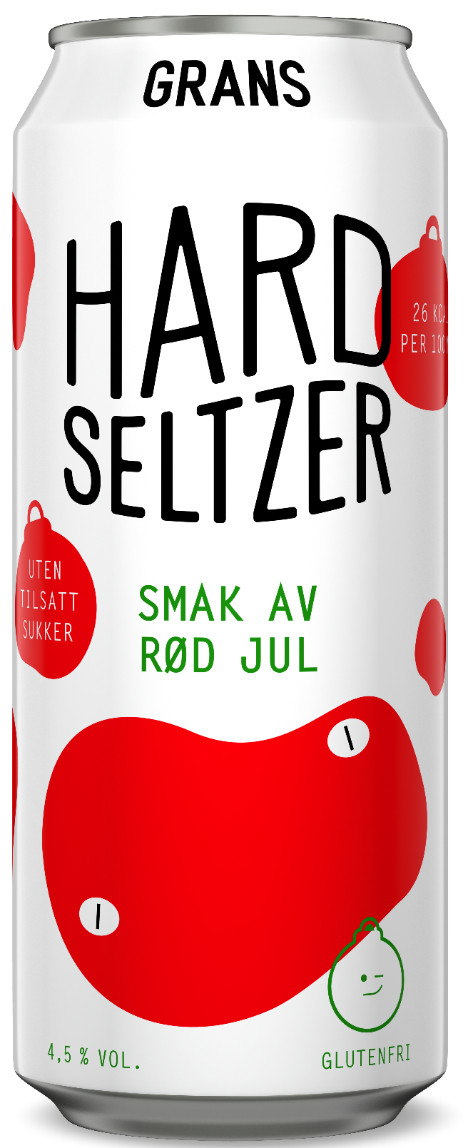 Hard Seltzer Rød Jul